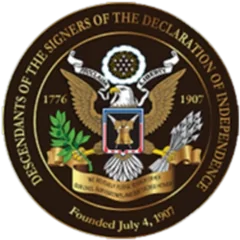 Descendants of the Signers of the Declaration of Independence insignia
